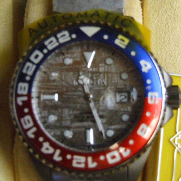 INVICTA 45MM PRO DIVER SWISS SELLITA SW300 MOVEMENT METEORITE DIAL MEN'S WATCH